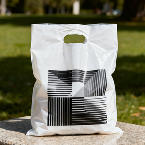 Cảm ơn bạn mua sắm quà tặng Carry nhựa Tote đóng gói túi xách cửa hàng trực tuyến Boutique xử lý quần áo <span class=keywords><strong>PE</strong></span> Poly bao bì túi - Product Image 5