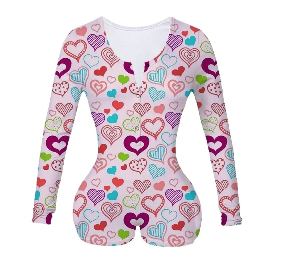 Mom lover 2021 Mode Nachtwäsche Damen Nachthemd Kleid Frauen Herz Pyjama weibliche Stram pler Valentinstag Nachtwäsche