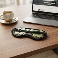 Masque oculaire Fanocare 2026, équipement de massage des yeux, masque oculaire personnalisé, masque chauffant pour les yeux, protection oculaire, masque oculaire en jade