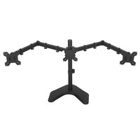 Stock Triple 3 support de moniteur pince de bureau extensible avec trois bras pour le montage de plusieurs moniteurs