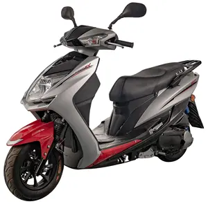 Motocicleta de combustible de dos ruedas para adultos, scooter cómodo de gasolina de 150cc, venta directa de fábrica