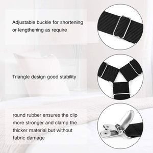 Sangles élastiques en coton et spandex brodées, réglables, 20 mm, 25 mm, 30 mm, épaisseur personnalisée, attaches de drap de lit, fixation d'angle de matelas - Product Image 2