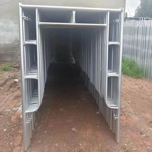 โครงเหล็กเคลื่อนที่ Q235 สำหรับงานก่อสร้าง โครงเหล็กสีเหลือง ชุดนั่งร้านแบบหลายทิศทาง - Product Image 3