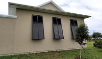 Volets verticaux réglables TOMA, stores pare-soleil en aluminium anti-ouragan pour fenêtres, persiennes