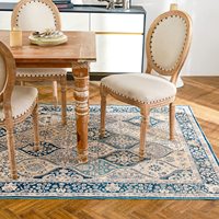 Tapis de salon marocain, tapis persan antidérapant pour table basse, tapis décoratif pour hôtel, maison d'hôtes, tapis de chevet pour chambre à coucher, tapis de porche