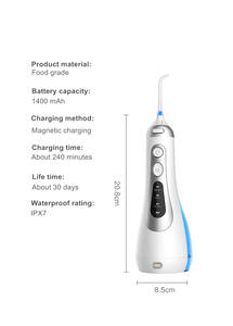 <span class=keywords><strong>Irrigador</strong></span> Bucal <span class=keywords><strong>Recomendado</strong></span> por Dentistas, Hilo <span class=keywords><strong>Dental</strong></span> de Agua, Hilo <span class=keywords><strong>Dental</strong></span> de Aire, Cuidado de la Salud <span class=keywords><strong>Dental</strong></span>, <span class=keywords><strong>Irrigador</strong></span> Bucal con 4 Boquillas, Ipx7 - Product Image 4