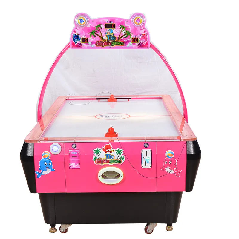 High Quality Indoor Sports And Entertainment Lovely Pink Commercial Arcade Tables Air Hockey