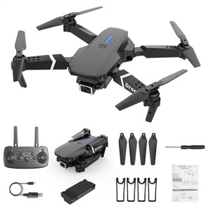 RC có thể gập lại quadcopter dron Máy bay trực thăng đồ chơi Quà Tặng E88 Pro Wifi FPV drone góc rộng HD 4K máy ảnh Drone với chiều cao giữ - Product Image 3