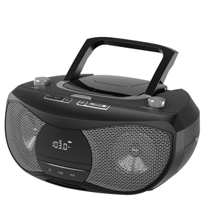 Xách Tay Máy nghe nhạc <span class=keywords><strong>CD</strong></span> máy Karaoke với 2 micro và btaux USB kết nối - Product Image 3