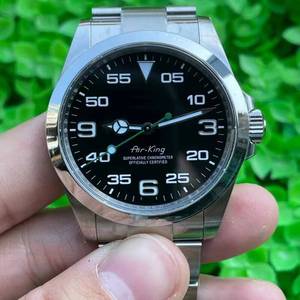 Precio al por Mayor Clean Air King Factory Super CF 3230 Movement 904L Reloj de Pulsera de Acero para Hombre de Lujo de Alta Calidad con Puntero Luminoso - Product Image 6