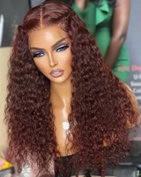 Perruque Frontale HD 100% Cheveux Humains Bruts Alignés, Pas Chère, Perruque Frontale à Lacet en Cheveux Naturels, Extension de Cheveux
