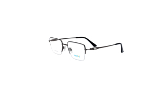 Superovo kính hình chữ nhật NỬA KHUNG Titan nguyên chất siêu nhẹ kim cương Unisex Chống ánh sáng xanh kinh doanh trang trí in họa tiết thông thường - Product Image 3