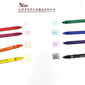 ワックスクレヨンセット子供用,最高の文房具用品カスタムプリントパッキング8色 - Product Image 4