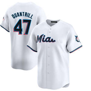 2025 da uomo per Miami Home maglia limitata camicie da Baseball personalizzate taglie forti con loghi ricamati divise bianche cucite - Product Image 6