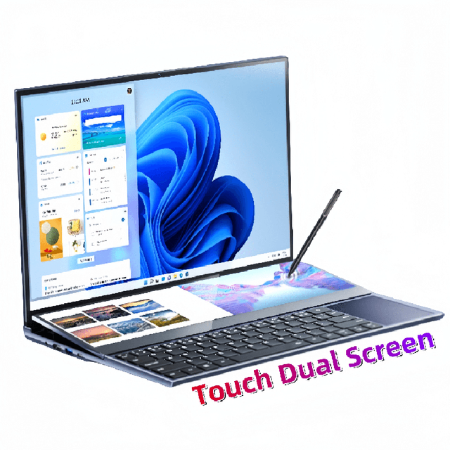 Gaming Laptops Brand New Core I7 Win10 UHD Graphics 32GB SSD 1TB Pc Portable Dual Screen Touch 16+14inch