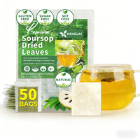 Sachets de thé aux feuilles de corossol, soutien herbal pour la digestion et le bien-être du foie, nourrissant pour la peau, personnalisation OEM, directement de l'usine
