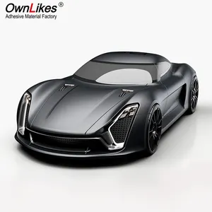 Own likes Hochwertige dehnbare Auto lacks chutz folie Hochglanz kristall Nardo Grey Car Wrap Vinyl rolle