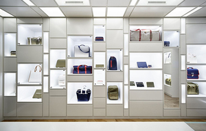 Vendita al dettaglio Su Ordinazione Negozio Borsa Delle Signore di Sacchetto Del Basamento Della Borsa di Visualizzazione Supporto A Parete - Product Image 5