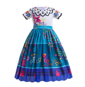 Robes <span class=keywords><strong>pour</strong></span> enfants, Robes de princesse <span class=keywords><strong>Encanto</strong></span> <span class=keywords><strong>pour</strong></span> enfants, Costumes de spectacle d'Halloween, Robes de cérémonie - Product Image 1