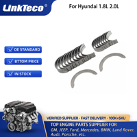 Pièces de moteur Jeu de roulements de tige principale STD Fit 1.8 2.0 L Pour Hyundai 1.8L 2.0L l4 GAS DOHC G4NA/G4NB/G4NC/G4ND OEM 21020-2E100