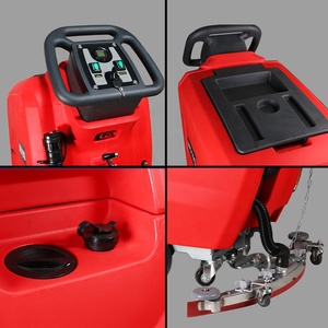 Magwell M510S Nouvelle autolaveuse industrielle à pousser manuellement, alimentée par batterie, avec moteur à brosse et brosse latérale 220V/110V - Product Image 5