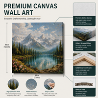 Toile de peinture sur mesure en bois massif, angle réglable, 12x12, mini-toile tendue avec chevalet en bois