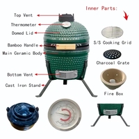 MCD Kamado Barbecues classiques de 12 pouces Barbecue de camping en plein air