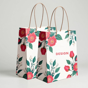 Customization Paper <strong>Bags</strong> with <strong>Handles</strong> Colored Paper <strong>Bag</strong> Custom Logo and Design <strong>Plain</strong> Paper <strong>Bags</strong> - Product Image 2