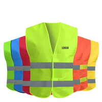 Gilet de sécurité réfléchissant haute visibilité pour hommes, personnalisé, pour travaux industriels et de construction, 8 couleurs, sans poche