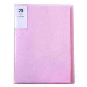 Carpeta de Presentación Negra Tamaño A4, 50% Reciclada, con 40 Bolsillos, para Almacenamiento de Documentos, Portafolio de Arte con Fundas de Plástico - Product Image 3