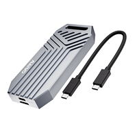 MAIWO M.2 NVMe ke USB4.0 Type-C Enclosure M.2 M-Key SSD Casing Eksternal 80Gbps Mendukung 2280 NVME SSD untuk Laptop PC Ponsel