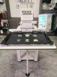 Machine à broder à tête unique 500*800mm avec double paillettes avec <span class=keywords><strong>logiciel</strong></span> <span class=keywords><strong>Brother</strong></span> 1201 1501 - Product Image 2