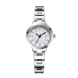 レディース高級ビジネスファッション防水合金腕時計、ガラス文字盤、ラウンドケース、クォーツムーブメント、耐水性 - Product Image 1