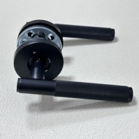 Poignées de porte en acier inoxydable à surface moletée de style nordique de luxe pour cuisine, chambre et commode – Serrure de poignée de porte moderne et durable