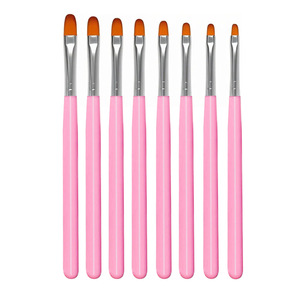Juego <span class=keywords><strong>de</strong></span> 8 Pinceles <span class=keywords><strong>de</strong></span> Gel UV <span class=keywords><strong>para</strong></span> <span class=keywords><strong>Uñas</strong></span> con Cabeza Redonda, Mango <span class=keywords><strong>de</strong></span> Plástico, Pelo <span class=keywords><strong>de</strong></span> Nailon, <span class=keywords><strong>Kit</strong></span> <span class=keywords><strong>de</strong></span> Pinceles <span class=keywords><strong>para</strong></span> Pintura Acrílica, <span class=keywords><strong>para</strong></span> Manicura y Diseño <span class=keywords><strong>de</strong></span> Arte <span class=keywords><strong>de</strong></span> <span class=keywords><strong>Uñas</strong></span> - Product Image 1