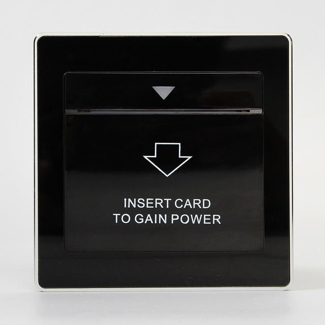 Hotel Energy Saving Wall Switch RF Key Card Delay Time Switch
