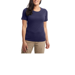 T-shirts slim en coton de haute qualité pour femmes T-shirt d'hiver avec logo personnalisé brodé court solide fournisseur direct du Bangladesh - Product Image 4