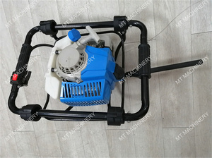 เครื่องเจาะดินแบบใช้น้ำมันเบนซินคุณภาพสูงสำหรับงานอุตสาหกรรม  ทำจากสแตนเลส  เครื่องยนต์ 2 จังหวะ  ใช้สำหรับปลูกต้นไม้  เจาะดิน  และเจาะน้ำแข็ง - Product Image 4