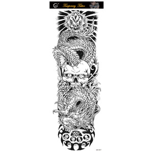 Autocollants de tatouage temporaire imperméables écologiques demi <span class=keywords><strong>bras</strong></span> et épaule pour hommes et femmes tatouages amovibles à <span class=keywords><strong>bras</strong></span> complet - Product Image 6