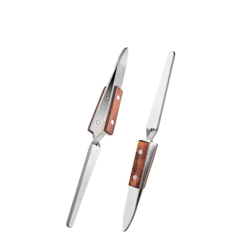 Nail Shaping Tweezers Stainless Steel Cross
