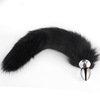 Fausse fourrure bouchon queue de renard court dégradés violet rose petit plug anal cosplay sexe