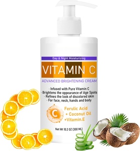 Private Label <strong>Body</strong> <strong>Moisturiser</strong> with Coconut <strong>Oil</strong> and Vitamin E, Vitamin C Dry Skin <strong>Body</strong> Skin Care Smooth Skin <strong>Body</strong> Cream - Product Image 1