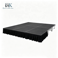Scène de performance extérieure de haute qualité 1,22 x 1,22 m, plateforme de scène en aluminium, système d'équipement de scène à vendre