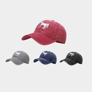 Casquette de baseball brodée motif cheval, nouvelle collection printemps/été, pour hommes et femmes, décontractée, douce, protection solaire - Product Image 3