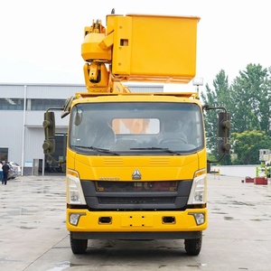Sinotruk Howo Plataforma Elevadora Aérea Aislada de 19m con Cesta Montada en Camión - Product Image 3