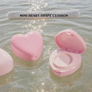Hộp đựng phấn <span class=keywords><strong>mini</strong></span> hình trái tim dễ thương Jinze kèm bông phấn - Product Image 2