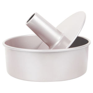 <span class=keywords><strong>Moule</strong></span> à gâteau en acier au carbone antiadhésif couleur or champagne avec emballage en polybag et boîte en carton - Product Image 2