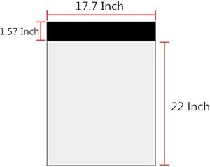 Customized Size White <b>Bag</b> Inch Heat Seal Reusable For Shoes Clothing <b>Packing</b> - Product Image 3
