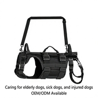 Harnais de sport pour chiens handicapés, en tissu Oxford imperméable, sangle de poitrine réglable, soutien à la rééducation, mobilité, soins aux animaux âgés