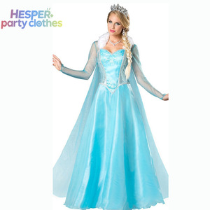 Disfraz de Halloween para Adultos HESPER, Vestido Sexy de Princesa Elsa y Anna, Traje de Látex Unisex para Disfraces, Diseño de Personajes de TV - Product Image 1